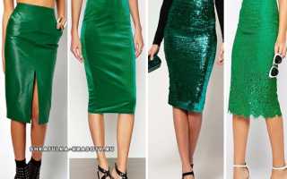Модные юбки зеленого цвета. Креативные фото идеи, с чем носить зеленые юбки