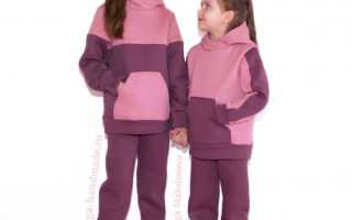 Мастер-классДетский теплый спортивный костюм / Толстовка-Худи и штаны