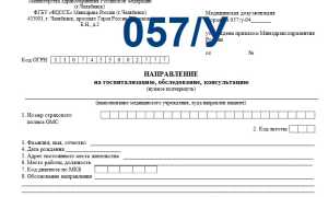 Что Такое Форма 057 У В Медицине И Как Она Применяется