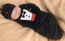 Кокон для новорожденных: вяжем и шьем своими руками