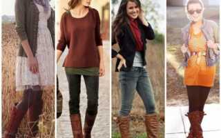 Рыжие сапоги: кому подходят и с чем лучше сочетать?