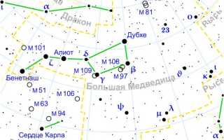 Сколько Звезд В Большой Медведице Всего На Небе