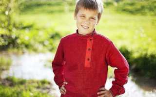 Мастер-класс «Русская народная рубаха-косоворотка» для мальчика 6 лет.