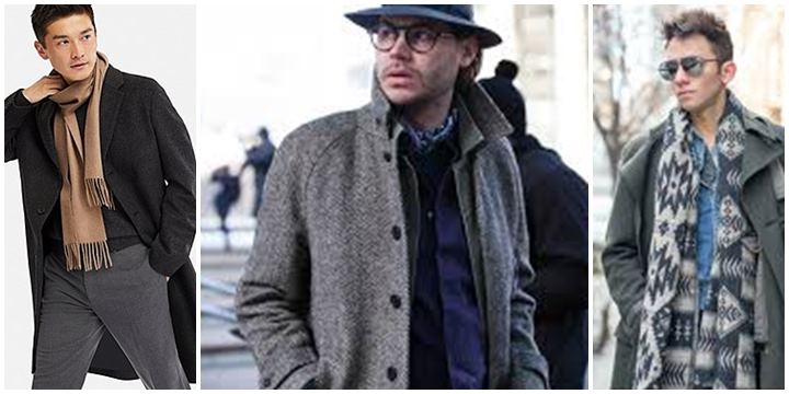 как и с чем носить пальто мужчине