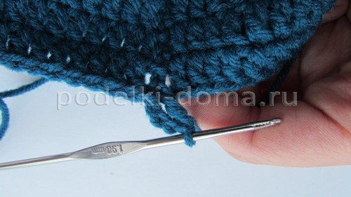 Вязаные детские шапочки с ушками