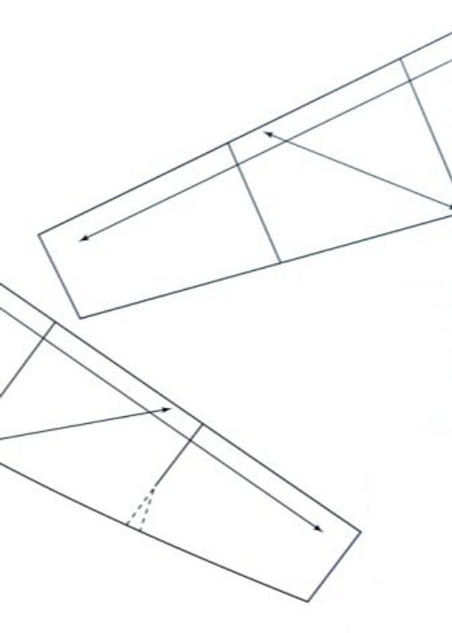 Выкройка Блузка с рукавами реглан