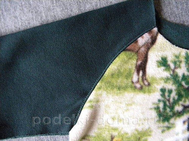 Выкройка Детская толстовка с капюшоном (р 122 см)